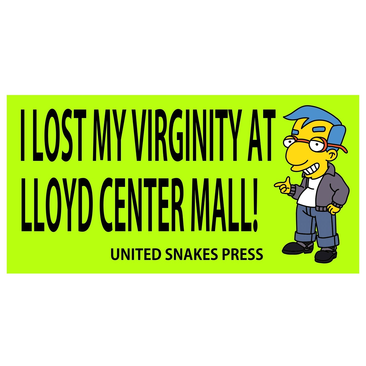VIRGIN BUMPER STICKER