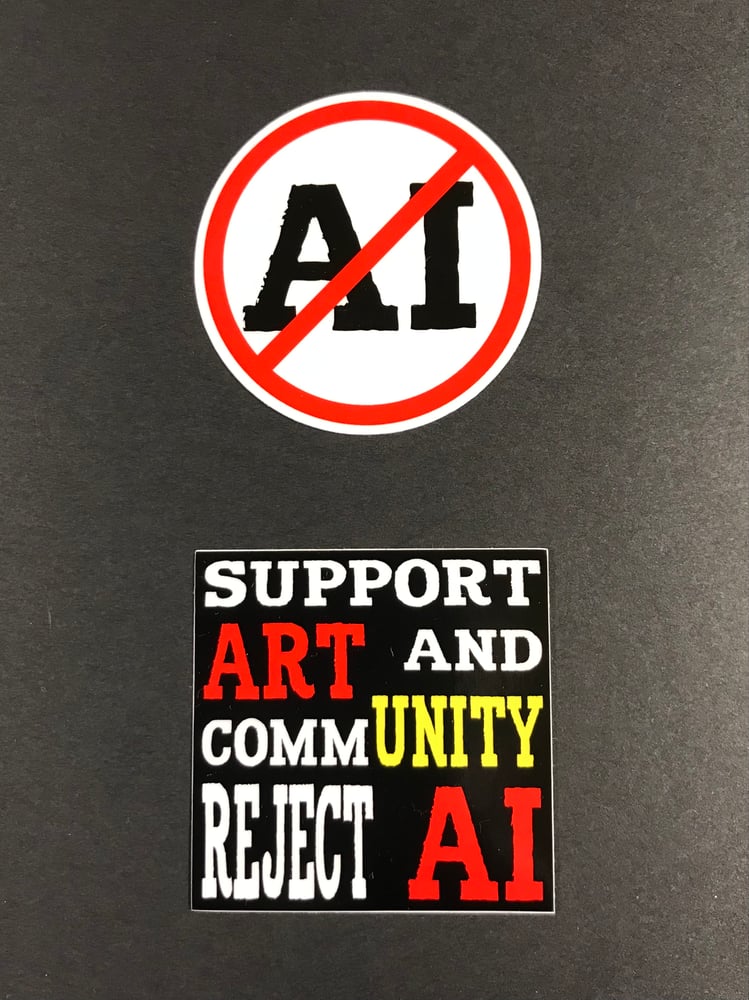 REJECT AI STICKERS
