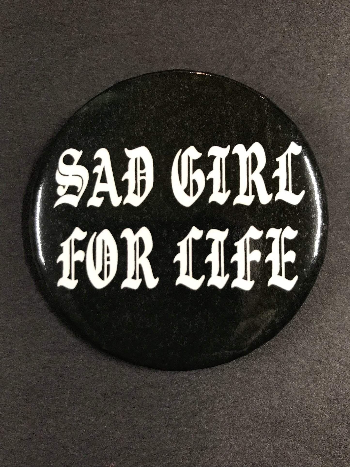 SAD GIRL JUMBO BUTTON