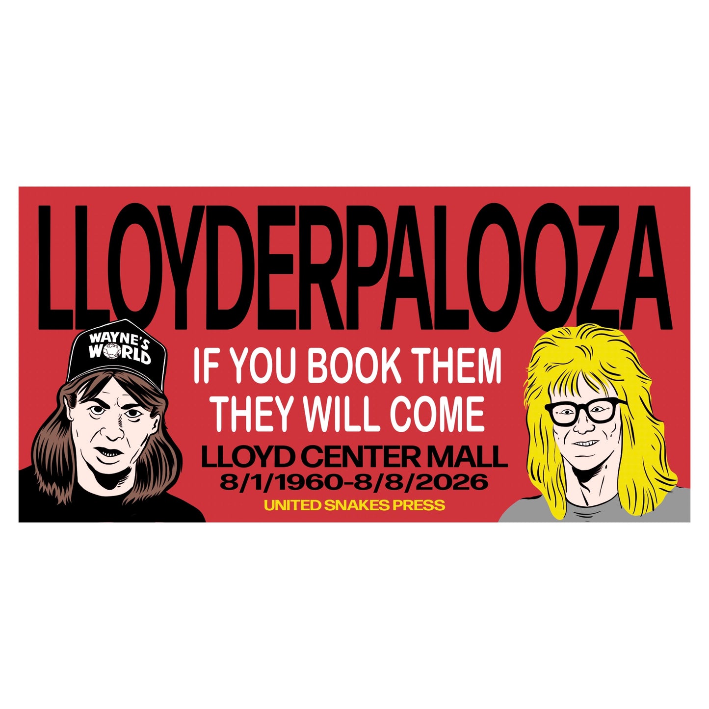 LLOYDERPALOOZA BUMPER STICKER