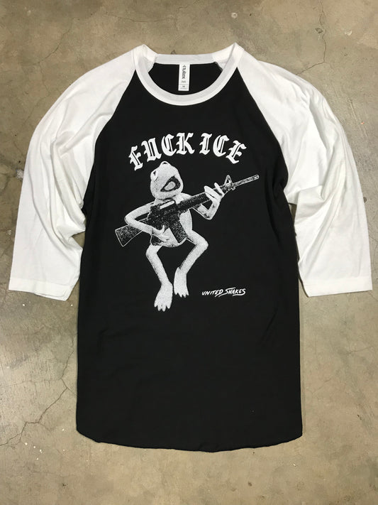 FUCK ICE BASEBALL Tee