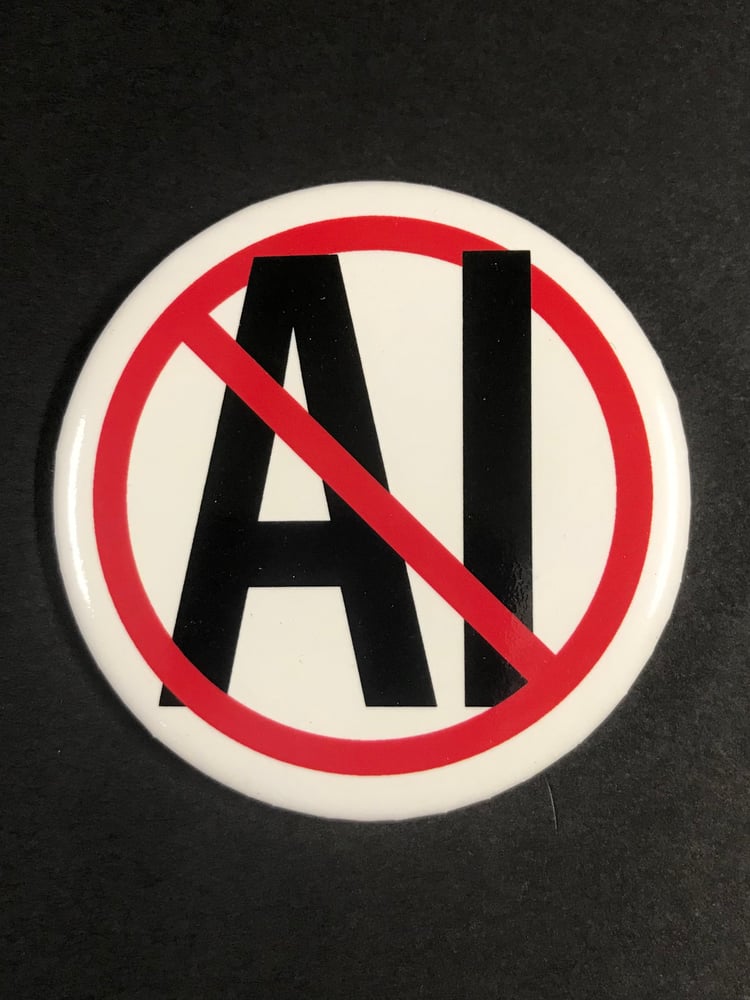 REJECT AI JUMBO BUTTON