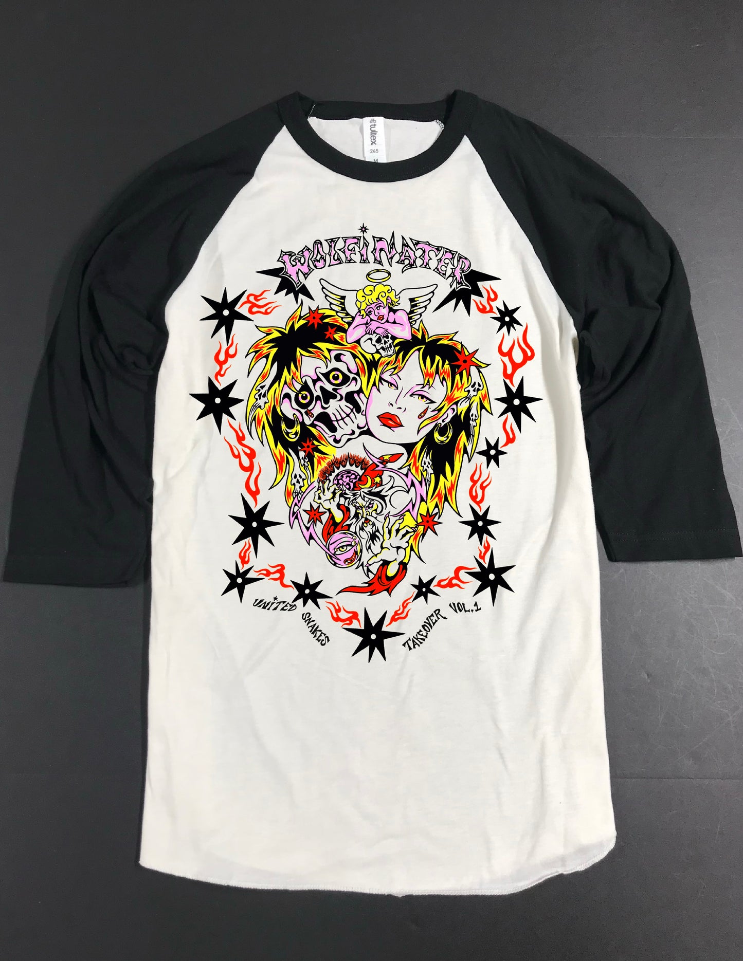 WOLFINATER666 BASEBALL Tee