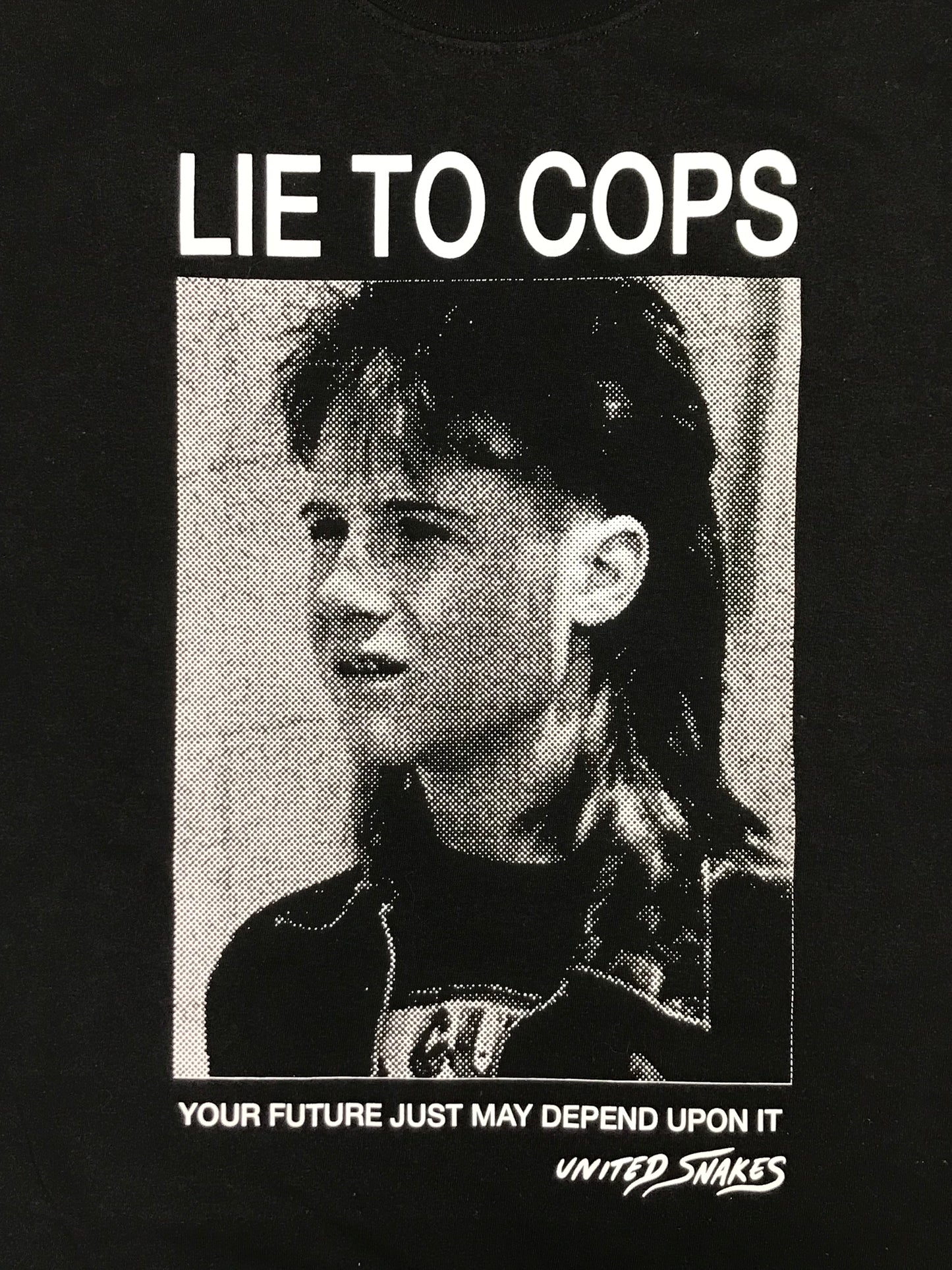 LIE TO COPS BASEBALL Tee