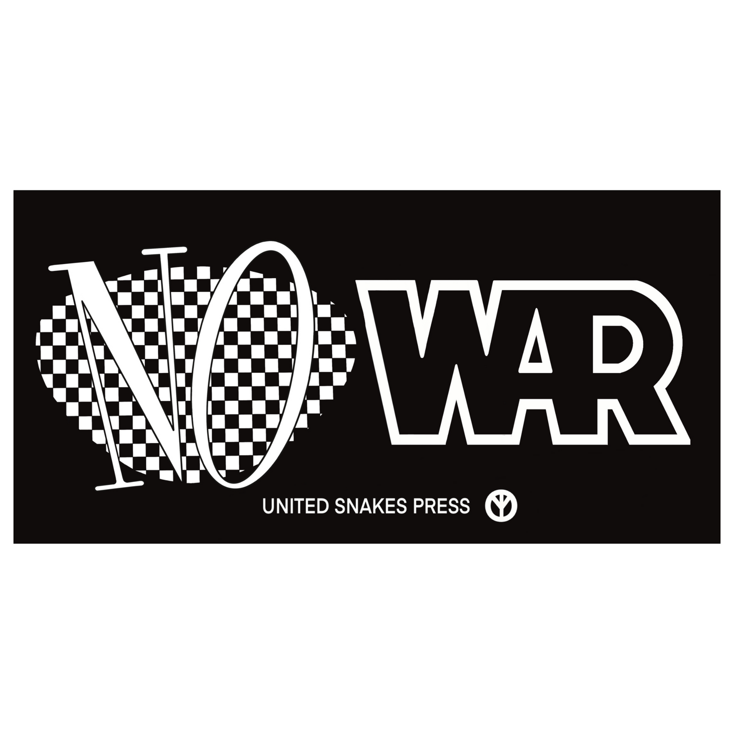 NO WAR BUMPER STICKER