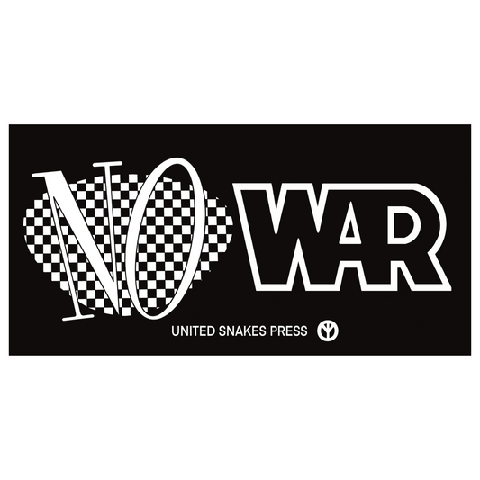 NO WAR BUMPER STICKER