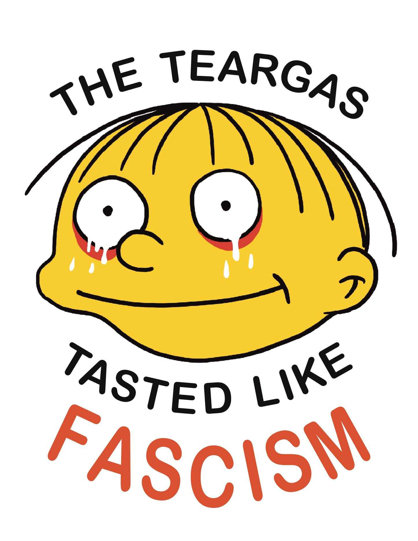 TASTES LIKE FASCISM BASEBALL Tee