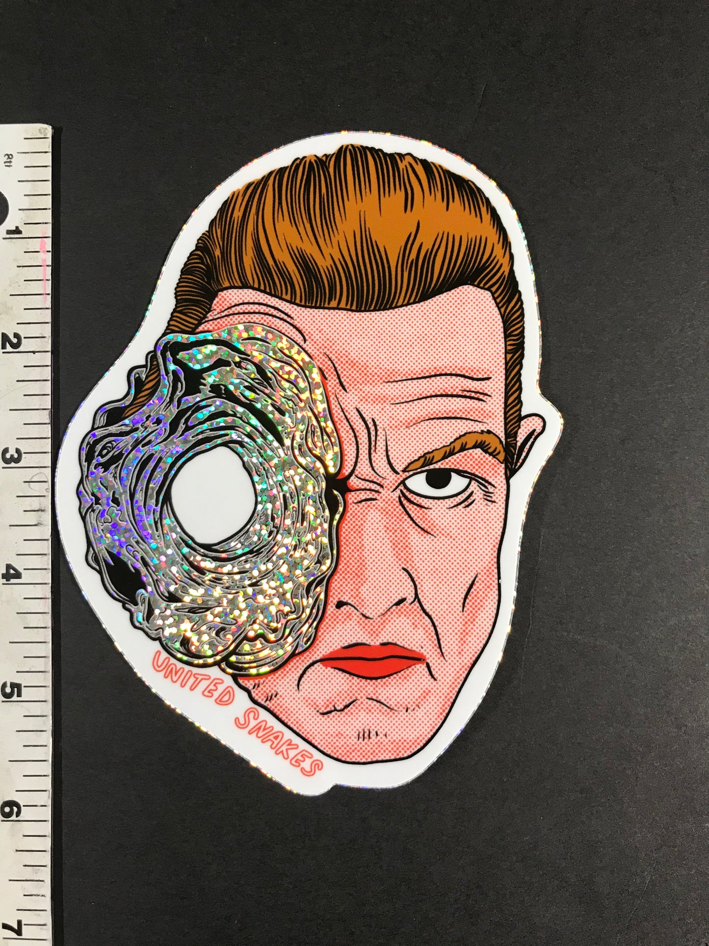 T-1000 GIANT GLITTER STICKER