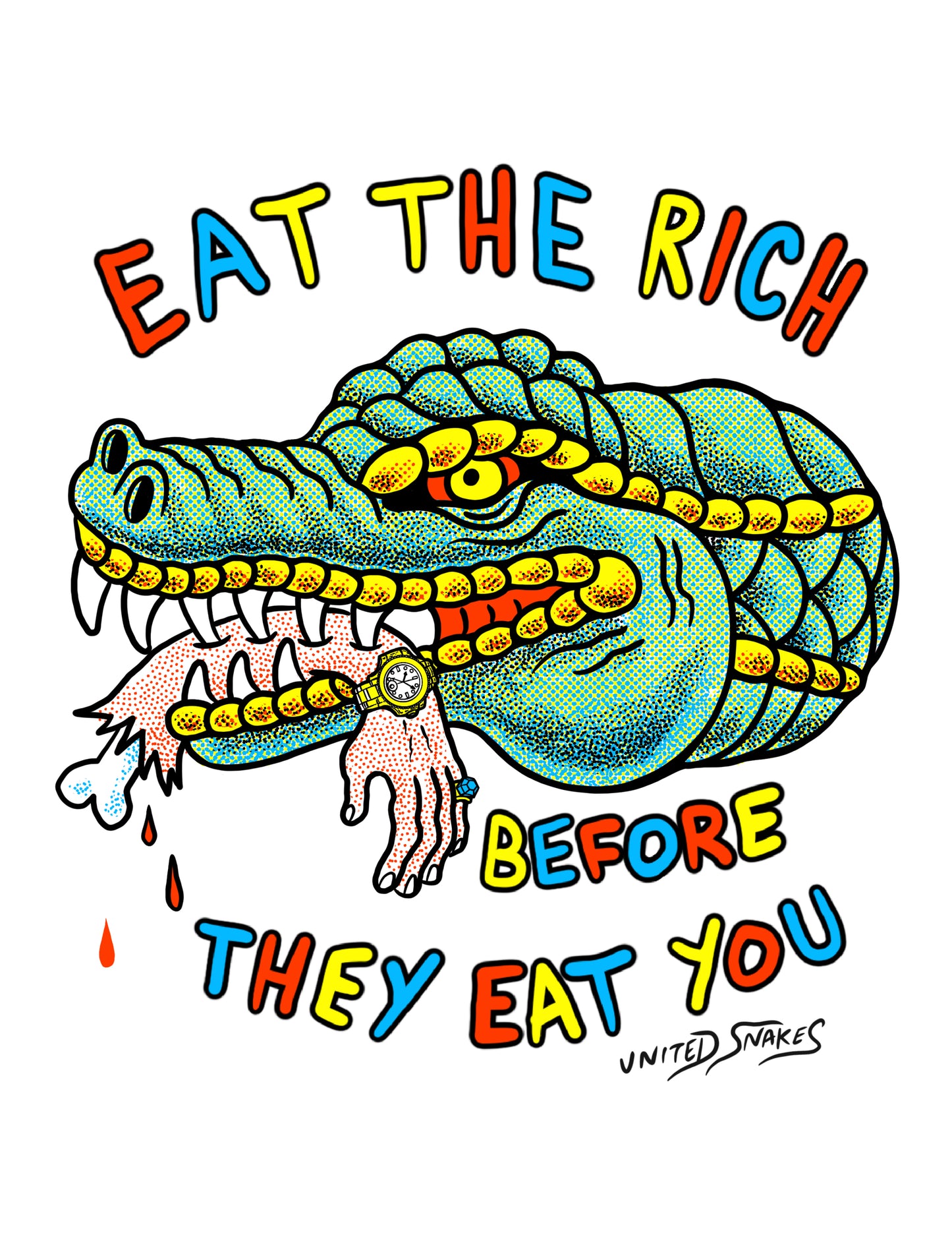 EAT THE RICH BASEBALL Tee