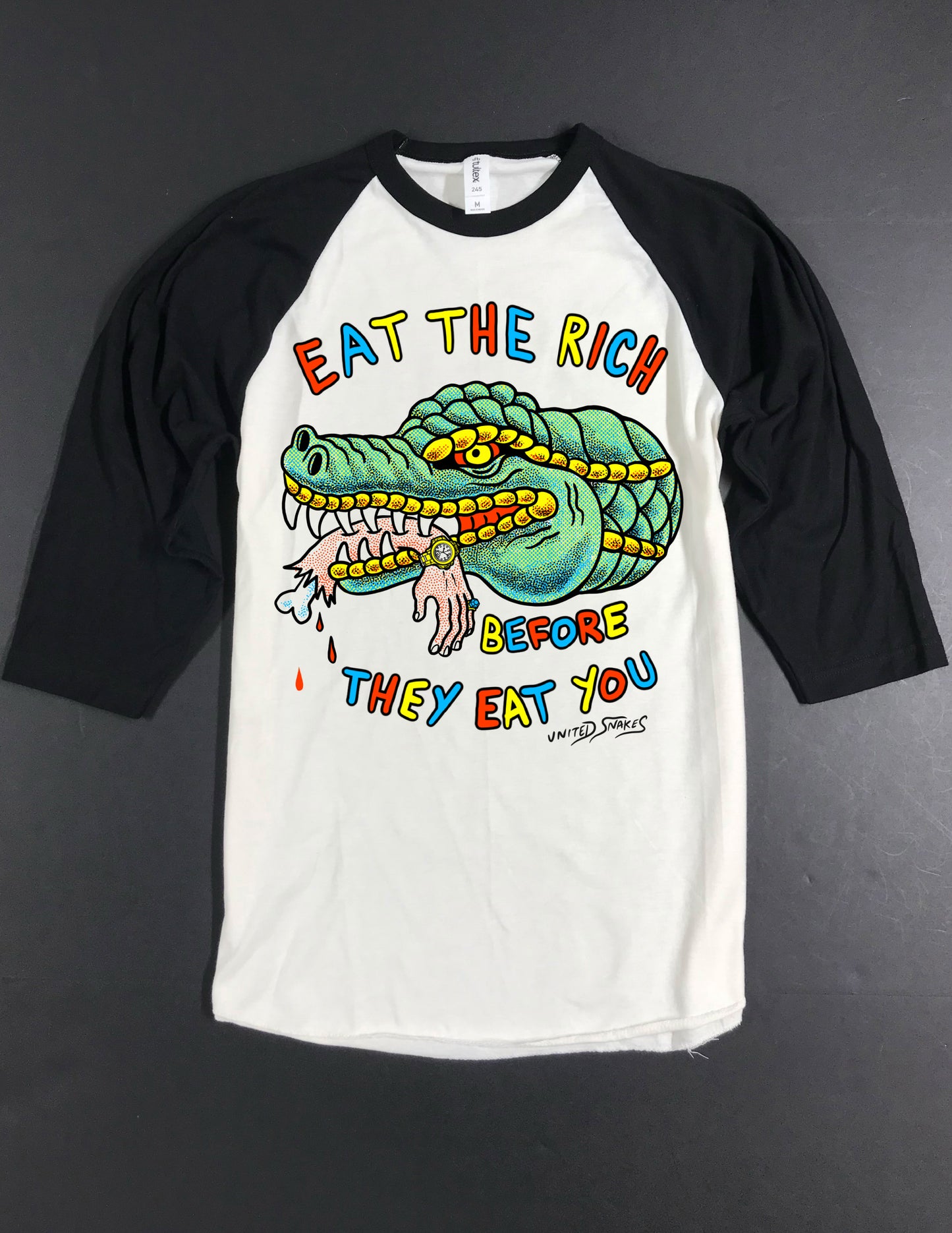 EAT THE RICH BASEBALL Tee