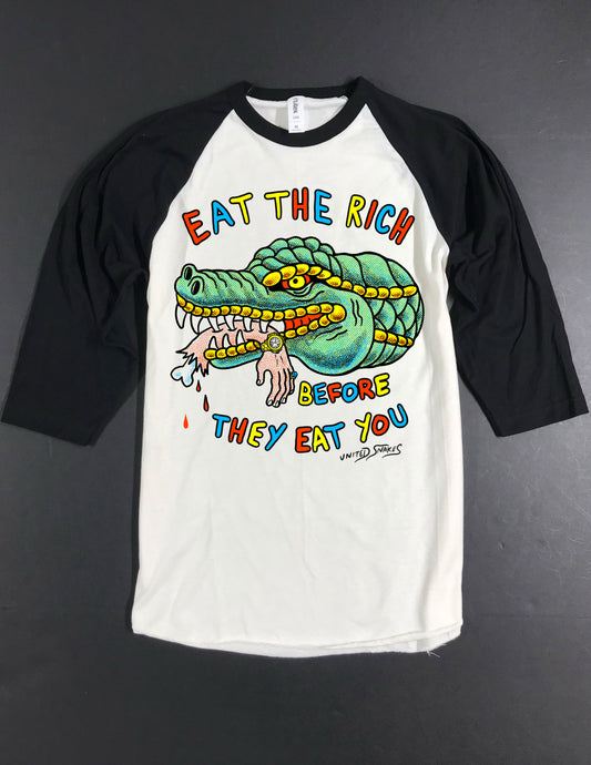 EAT THE RICH BASEBALL Tee